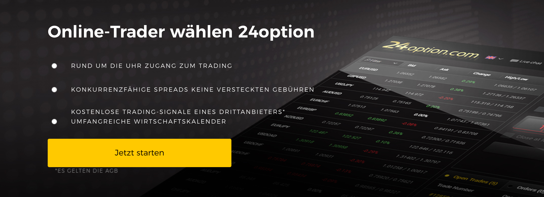 Die 24option Website