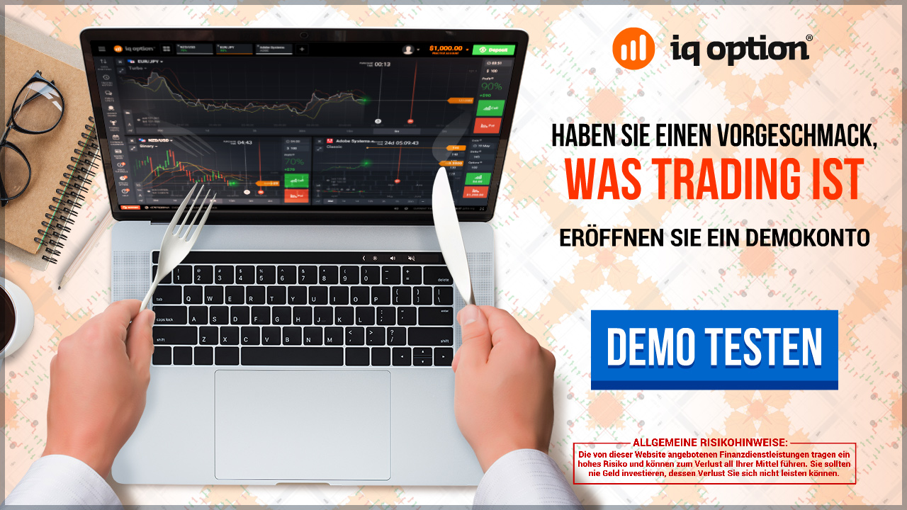 Unverbindlicher Demoaccount bei IQ Option