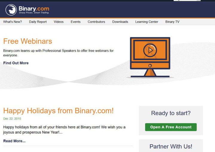 Kostenlos Strategien erlernen bei Binary.com
