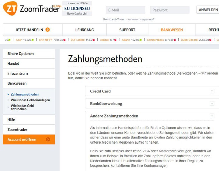 BinГ¤re Optionen Broker Paypal BinГ¤re Optionen Broker Paypal