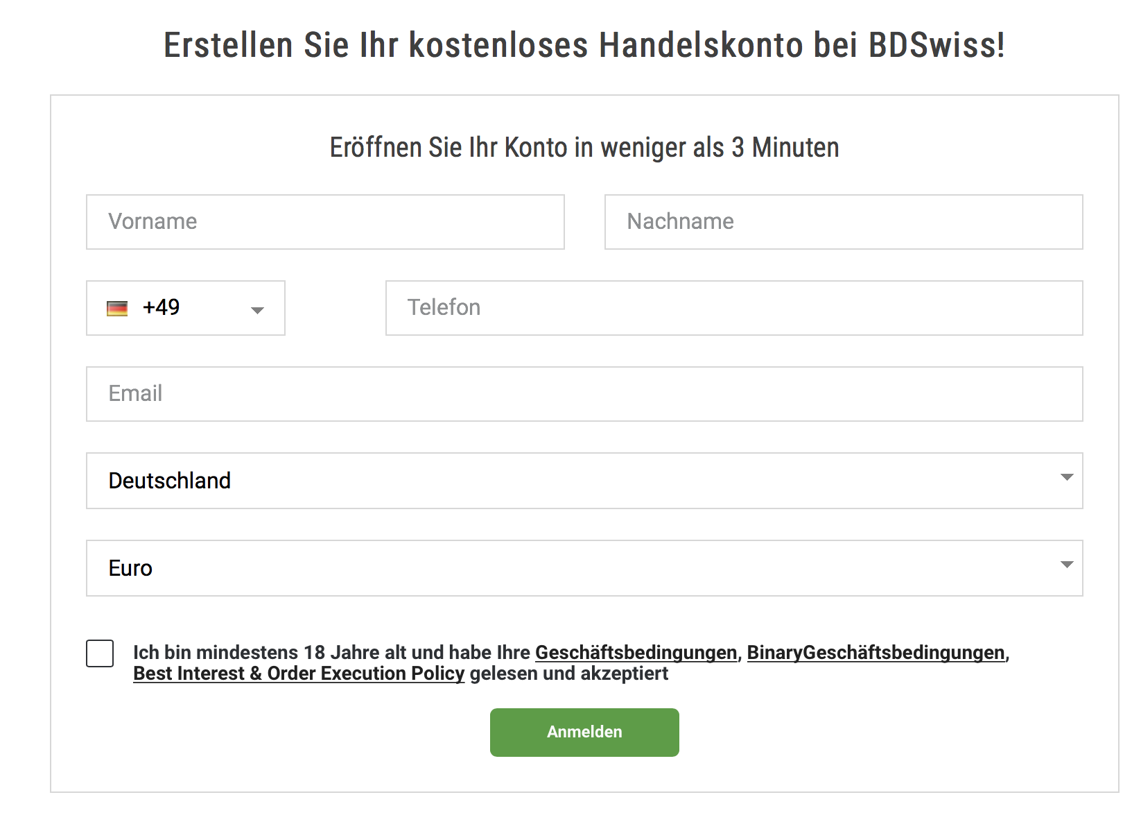Forex 60 sekunden