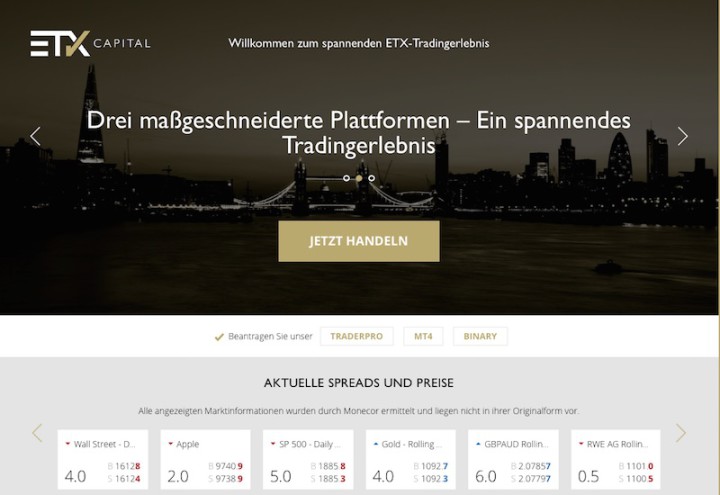 Drei Trading-Plattformen für den Handel verfügbar